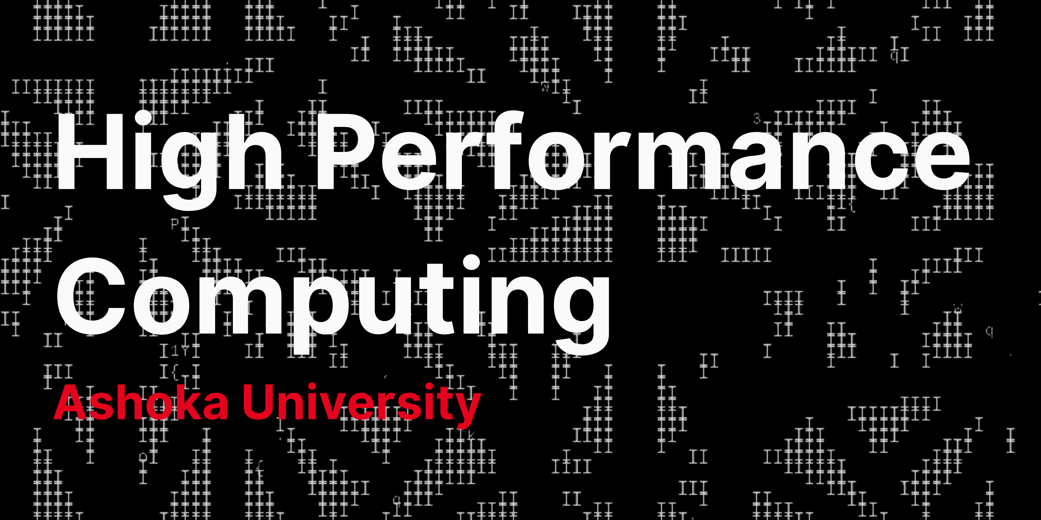 Ashoka HPC Documentation